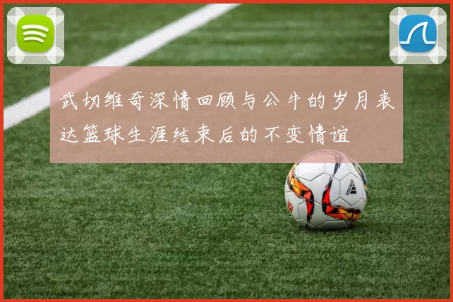 武切维奇深情回顾与公牛的岁月表达篮球生涯结束后的不变情谊