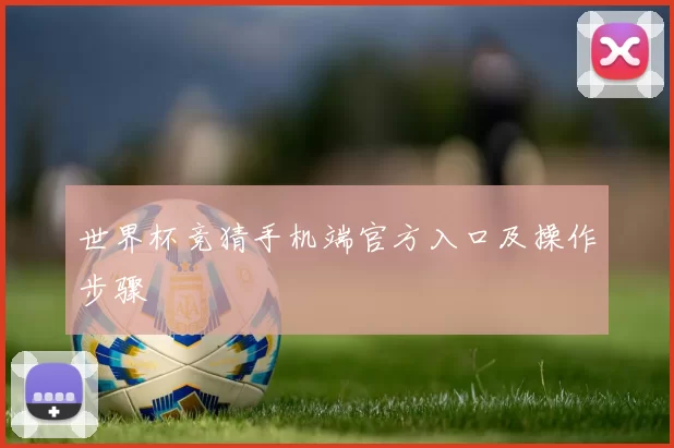 世界杯竞猜手机端官方入口及操作步骤